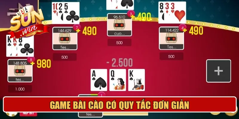 Game bài cào có quy tắc đơn giản